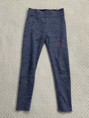 Puma Navy Heathered Leggings (14-16)